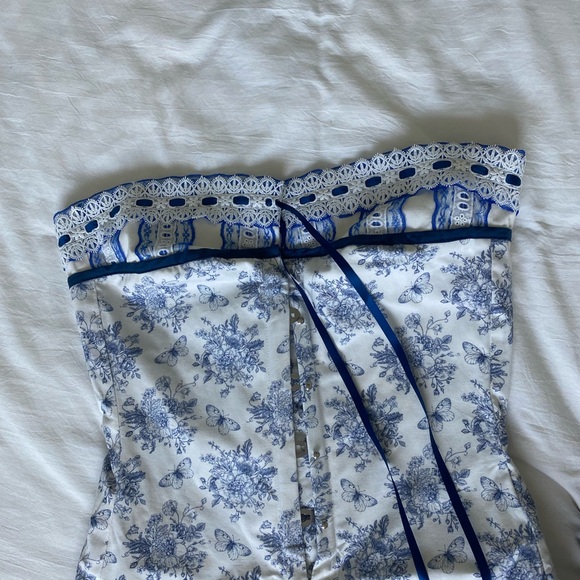 *AUTHENTIC* With Jean Sabrin Dress in Toile Papillon - Picture 14 of 15